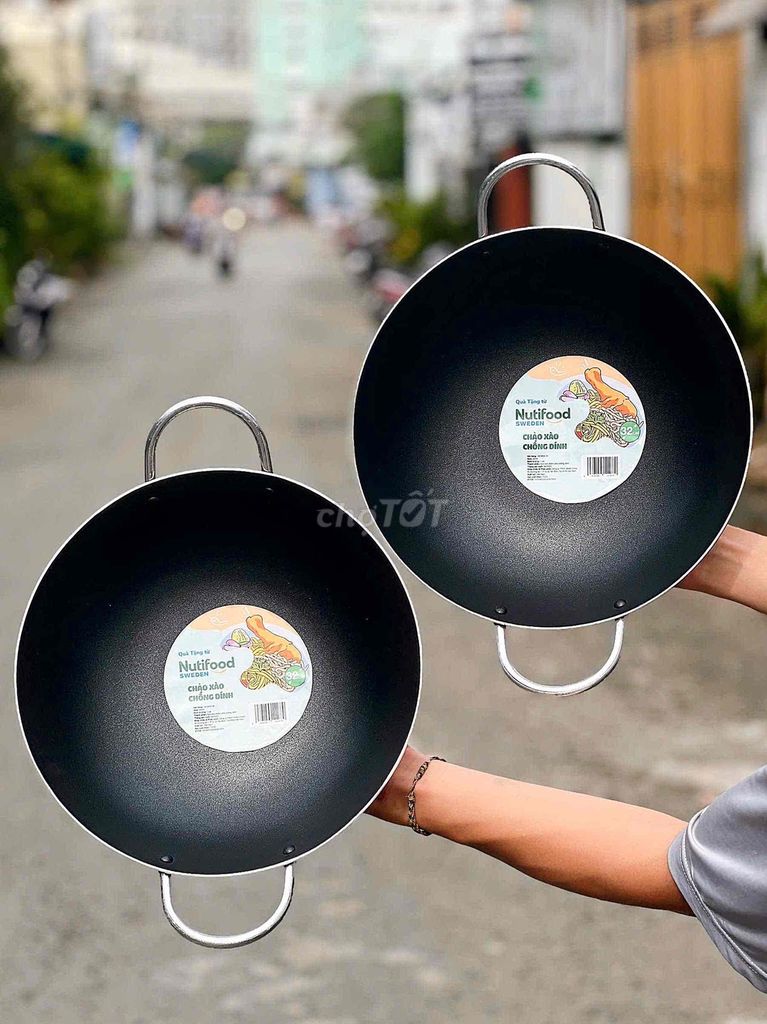 CHẢO CHỐNG DÍNH 2 QUAI 32cm