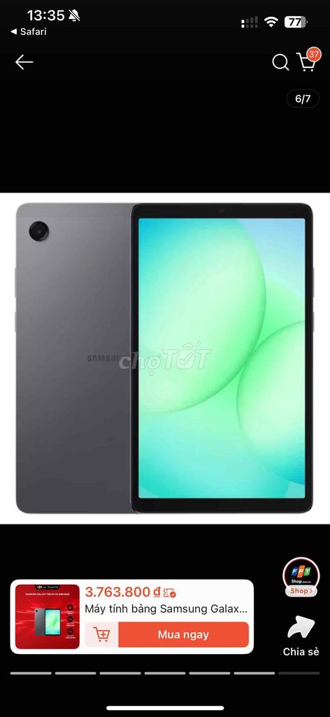 Samsung Galaxy Tab A11 LTE 4GB/64GB Mới. Mua bán Máy tính bảng tại Quận Cẩm Lệ Đà Nẵng được đăng bởi Imnhuhong hình 1