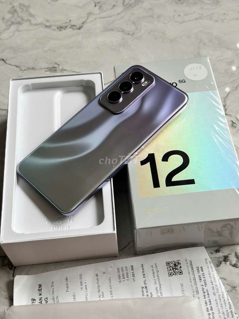 Oppo Reno 12 Pro 5G fullbox new 12th bảo hành hãng