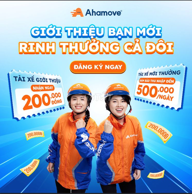 [ĐÀ NẴNG] TUYỂN TÀI XẾ - MIỄN PHÍ ĐỒNG PHỤC 300K. Việc làm tại Quận Thanh Khê Đà Nẵng được đăng bởi  Ahamove hình 2