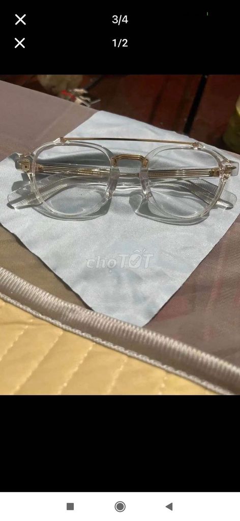 Kính mắt nhựa kim loại đơn giản. Mua bán Phụ kiện thời trang khác tại Huyện Nhơn Trạch Đồng Nai được đăng bởi Minh hình 1