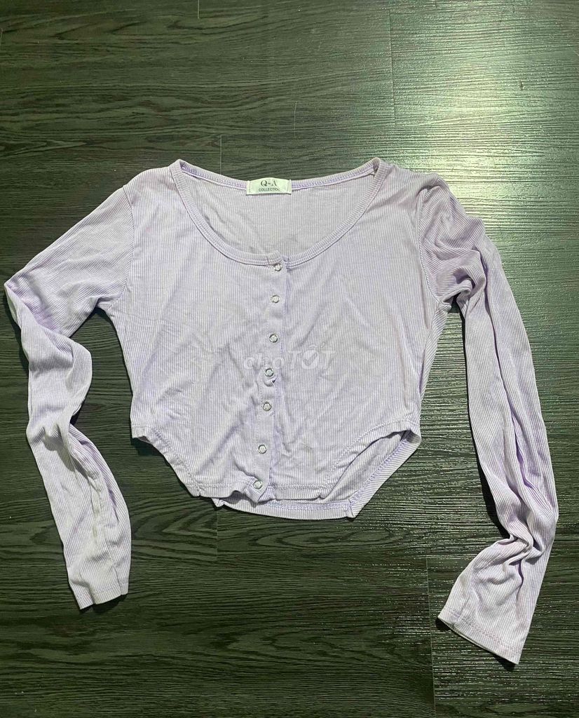 Áo croptop nữ Q&A Collection Tím nhạt. Mua bán Quần áo tại Quận Bình Tân Tp Hồ Chí Minh được đăng bởi Thava hình 1