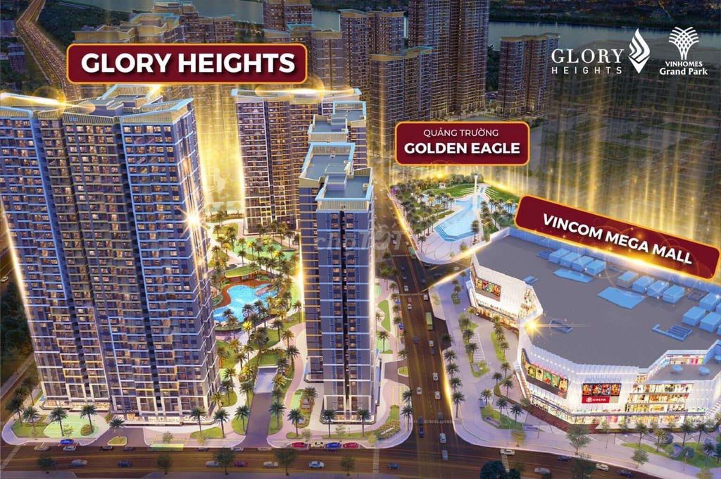 SANG LỖ 200TR CĂN HỘ GLORY HEIGHT VINHOME GRAND PARK 2PN VIEW ĐẸP