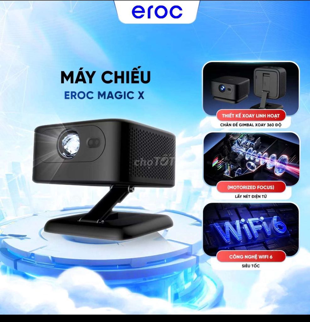 Máy chiếu Eroc Magic X Đen Wifi 6. Mua bán Đồ dùng văn phòng tại Quận 8 Tp Hồ Chí Minh được đăng bởi phạm dự hình 1