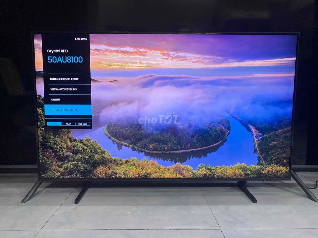 Tivi Samsung 50AU8100 4K UHD Đen. Mua bán Tivi, Âm thanh tại Quận Ninh Kiều Cần Thơ được đăng bởi Thanh Lý Hàng Điện Máy Giá Rẻ hình 1