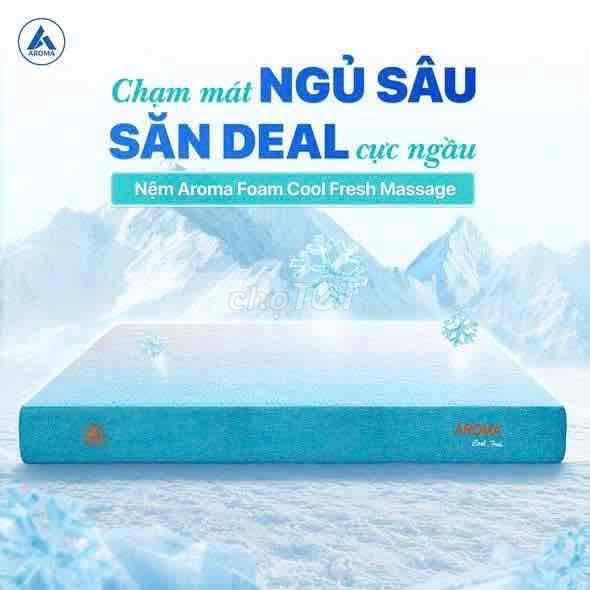 Nệm Aroma Cool Fresh Massage. Mua bán Giường, chăn ga gối nệm tại Quận Thốt Nốt Cần Thơ được đăng bởi Nệm Giá Kho Thốt Nốt hình 1