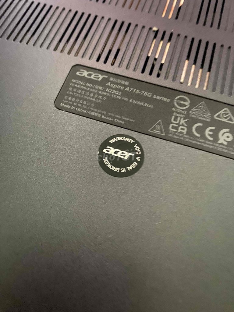 ACER ASPIER 7 RTX 3050 còn bảo hành 6 tháng. Mua bán Laptop tại Quận Gò Vấp Tp Hồ Chí Minh được đăng bởi Quoc Viet hình 5