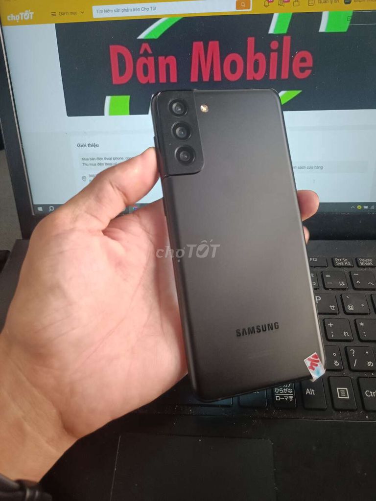 SAMSUNG S21 PLUS 5G 8GB.128GB PIN 4800 FULL CN. Mua bán Điện thoại tại Quận Bình Thạnh Tp Hồ Chí Minh được đăng bởi Dân Mobile hình 1