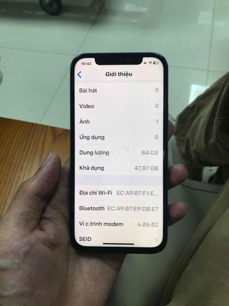 Apple iPhone 12 64GB Xanh. Mua bán Điện thoại tại Quận Hà Đông Hà Nội được đăng bởi Hà Đông hình 1
