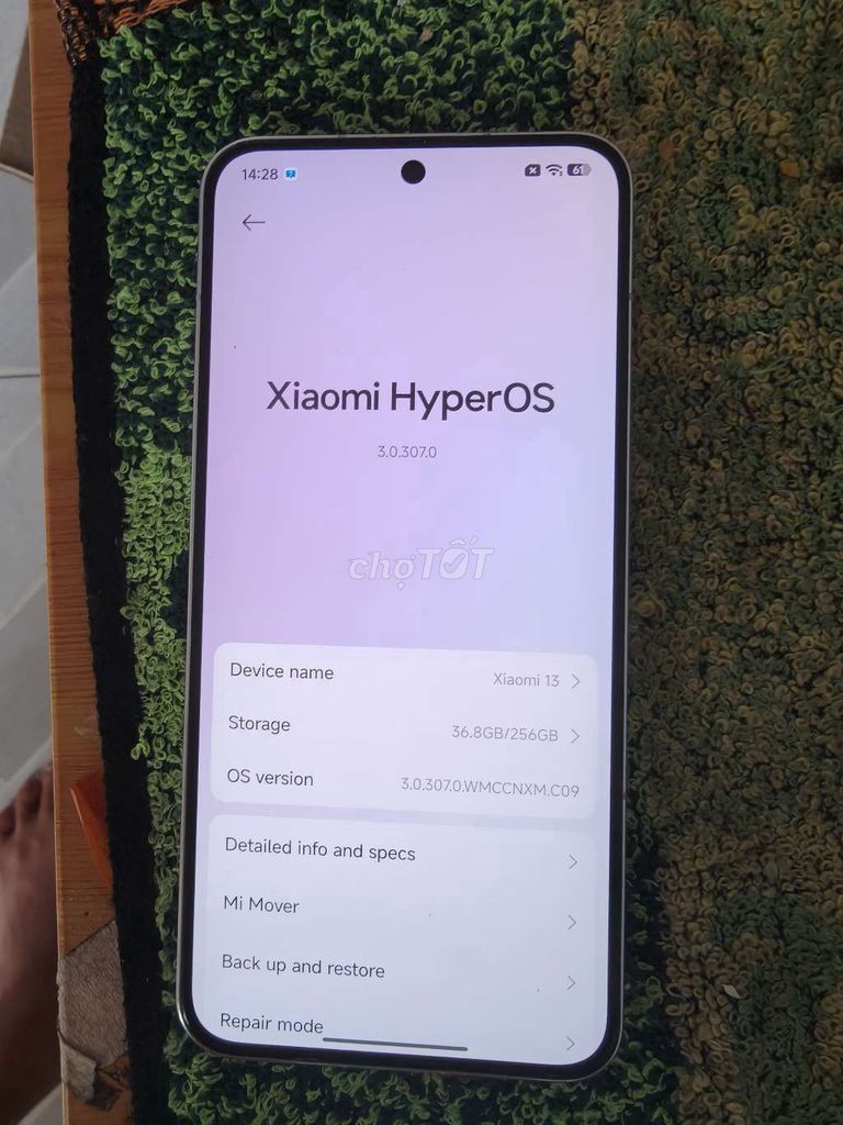 Xiaomi 13 256GB Trắng. Mua bán Điện thoại tại Thành phố Bến Tre Bến Tre được đăng bởi Từ Tuấn Bến Tre hình 1