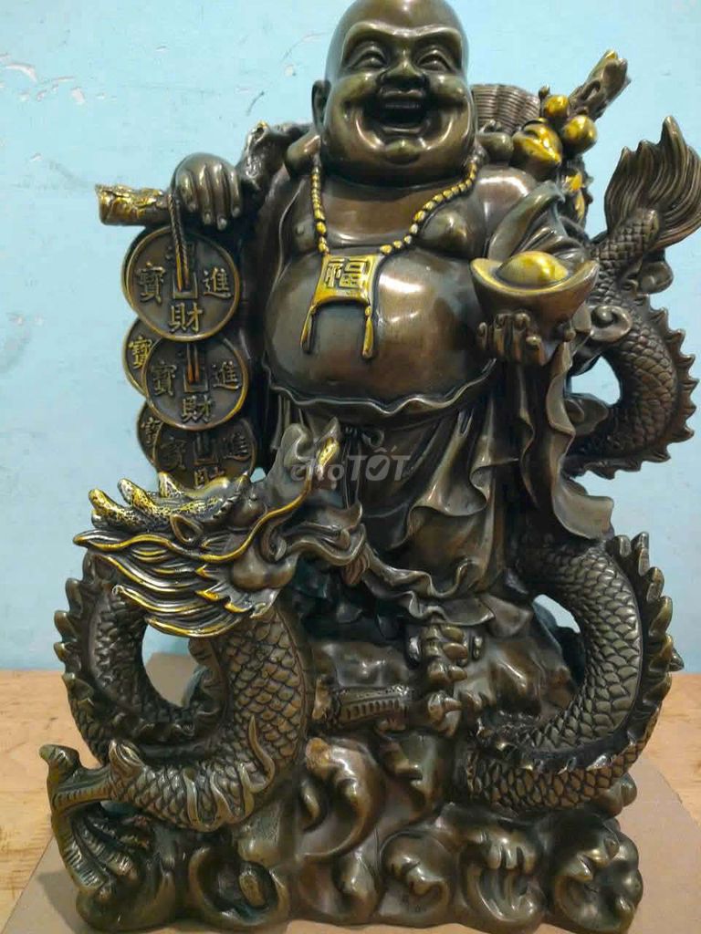 Tượng Đồng Di Lặc như ý 45cm. Mua bán Cây cảnh, đồ trang trí tại Huyện Bình Chánh Tp Hồ Chí Minh được đăng bởi Su Phạm hình 1