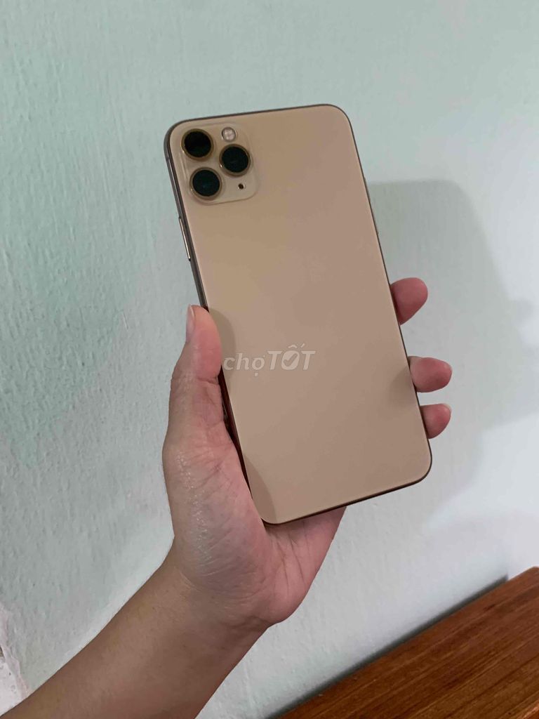 Iphone 11 ProMax vàng QT 64Gb nguyên zin mới 99%