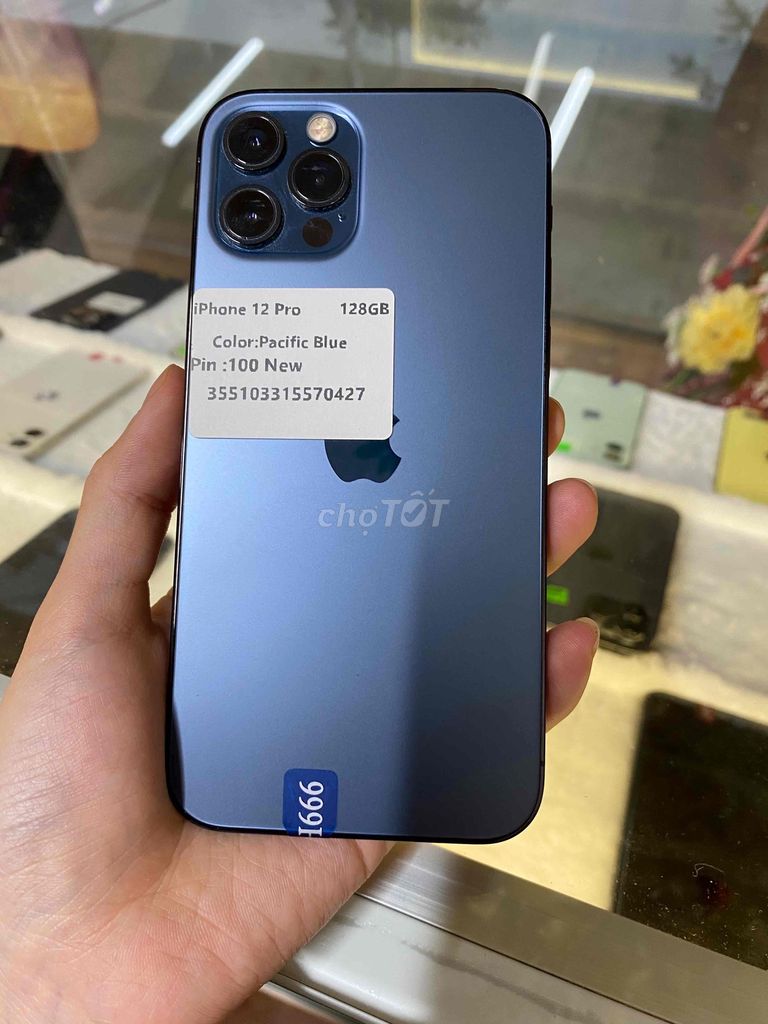 iPhone 12 Pro 128GB Xanh Pacific zin 99%. Mua bán Điện thoại tại Huyện Như Thanh Thanh Hóa được đăng bởi Qhuiny hình 1