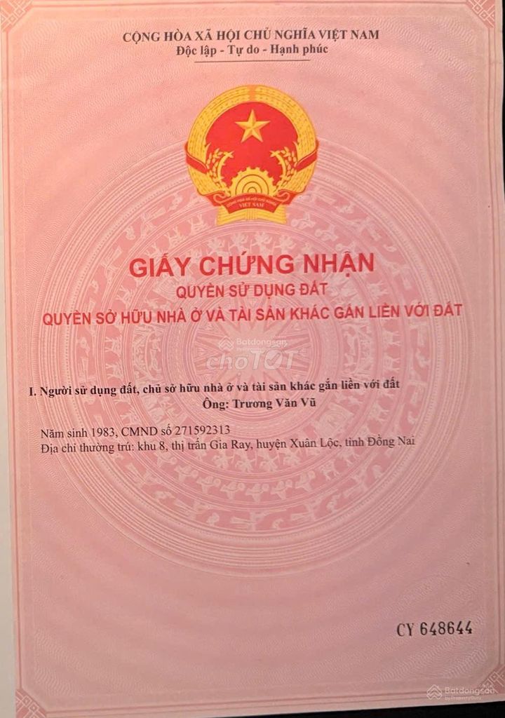 🔥 CHỈ 830 TRIỆU – SỞ HỮU NGAY ĐẤT THỔ CƯ VIEW ĐẸP TẠI TP. LONG KHÁNH