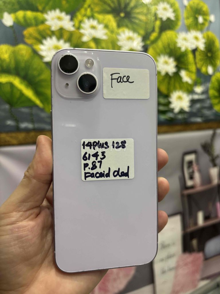 iPhone 14 Plus 128GB Tím Đã dùng. Mua bán Điện thoại tại Quận Bắc Từ Liêm Hà Nội được đăng bởi Cửa hàng Bính Táo hình 1