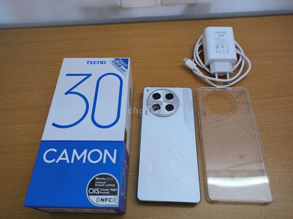 Techno Camon 30 Fullbox 12/256 có Giao Lưu