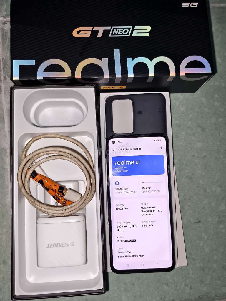 Realme GT Neo 2 Đen 256GB. Mua bán Điện thoại tại Thành phố Sa Đéc Đồng Tháp được đăng bởi Trung Tín hình 1