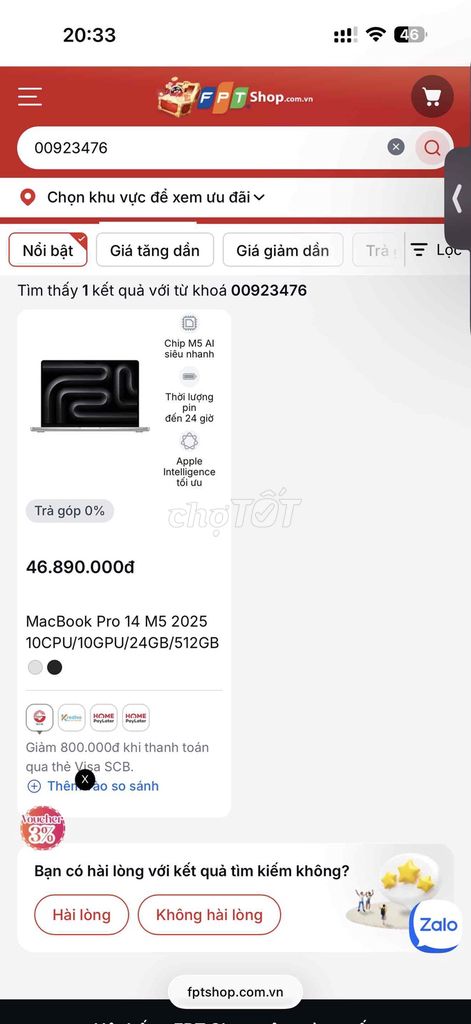 Apple MacBook Pro 14 M5 24/512GB. Mua bán Laptop tại Quận Hai Bà Trưng Hà Nội được đăng bởi Diệu Vũ hình 1