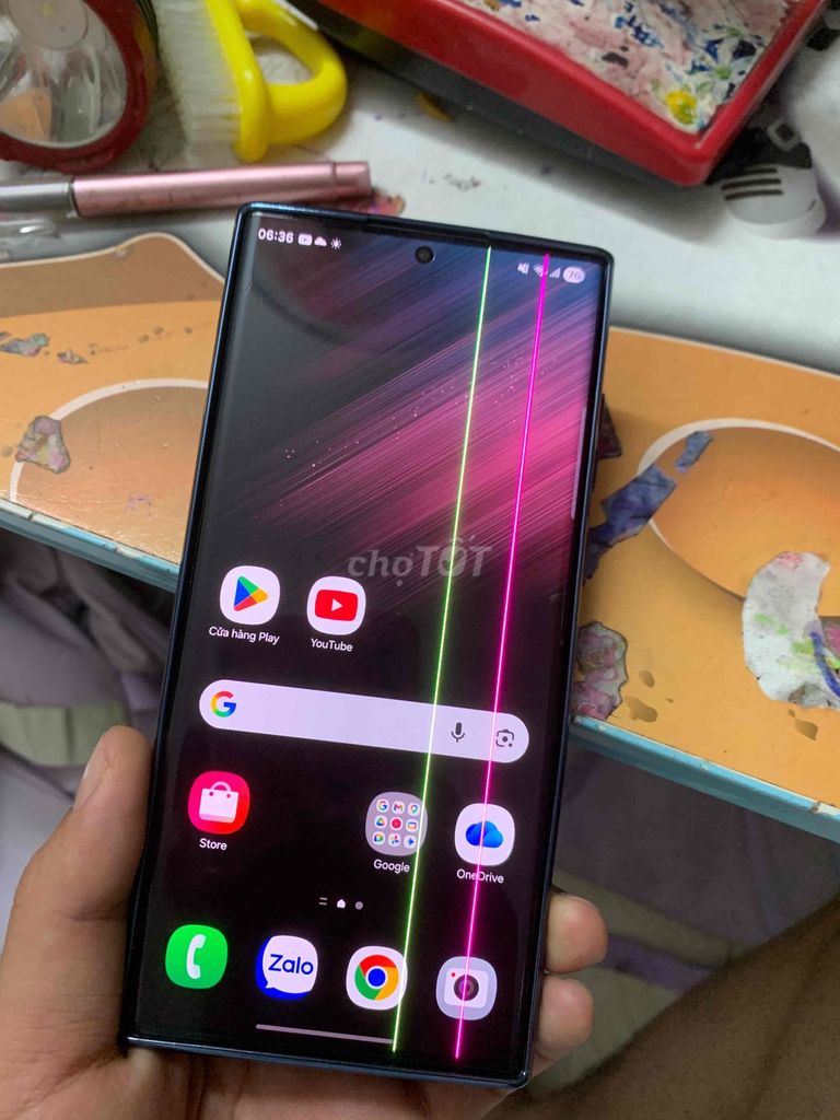 Samsung Galaxy S22 Ultra Đen Lỗi màn. Mua bán Điện thoại tại Huyện Đông Anh Hà Nội được đăng bởi Trade hình 1