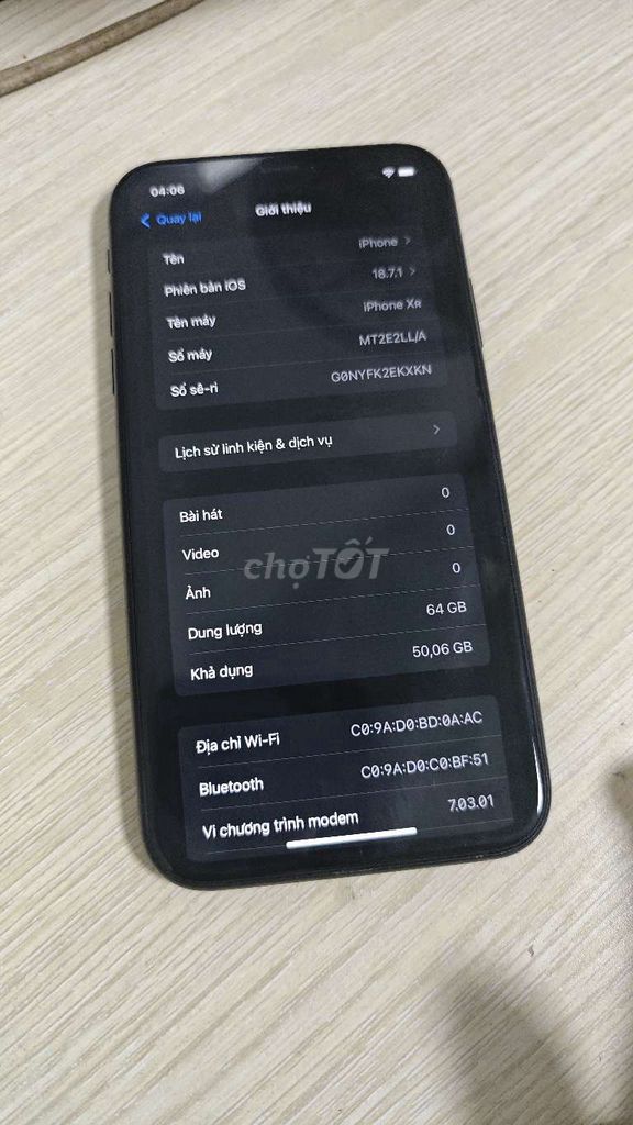 Apple iPhone XR 64GB Đen Đã sử dụng. Mua bán Điện thoại tại Quận 12 Tp Hồ Chí Minh được đăng bởi Tuan anh hình 1