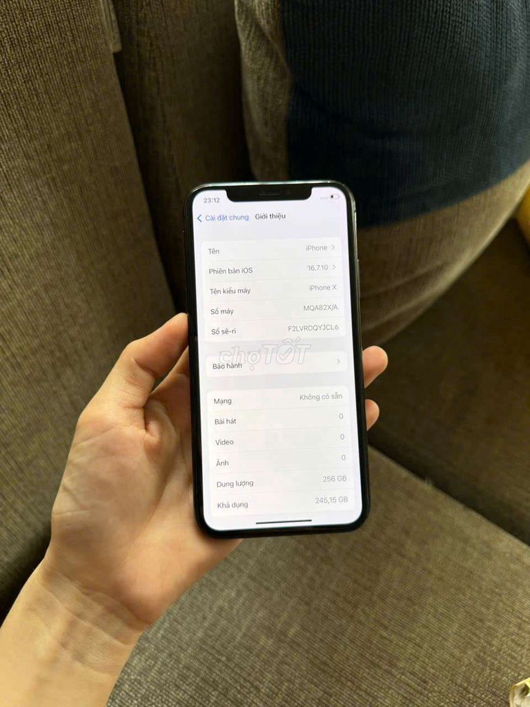 iPhone X 256GB Quốc tế