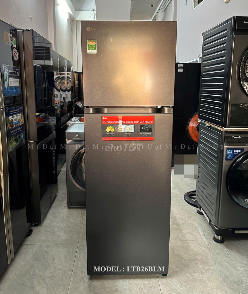 Tủ lạnh Inverter 266 lít LG. MODEL 2025: LTB26BLM. Mua bán Tủ lạnh tại Quận 8 Tp Hồ Chí Minh được đăng bởi Trần Thiện Đạt hình 1