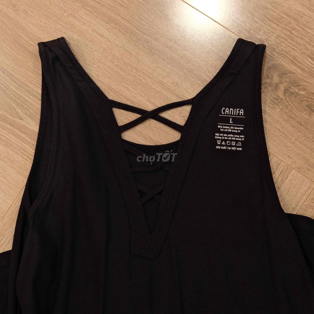 Đầm thun nữ Canifa đen size L Pass. Mua bán Quần áo tại Quận 6 Tp Hồ Chí Minh được đăng bởi Thriftshop Ifla hình 1