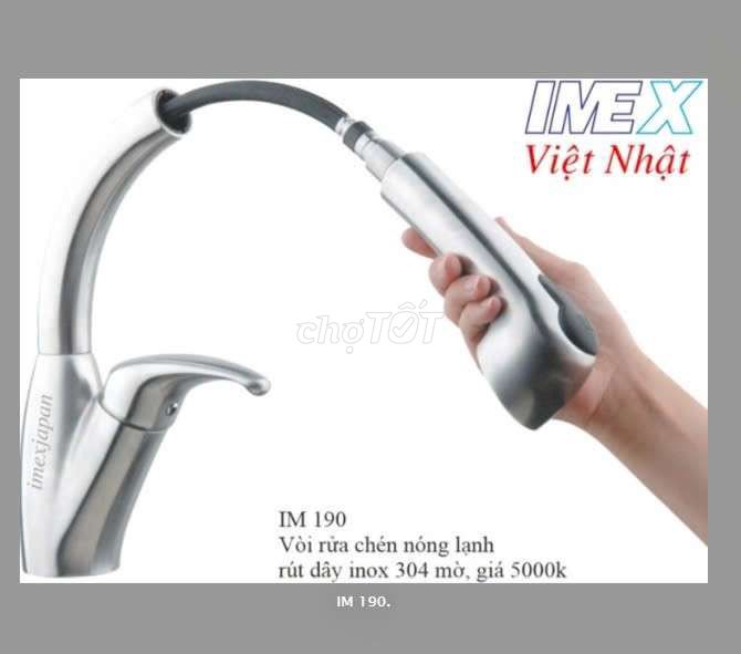 Vòi rửa chén IMEX Việt Nhật IM190 Inox 304. Mua bán Thiết bị vệ sinh, nhà tắm tại Huyện Nhà Bè Tp Hồ Chí Minh được đăng bởi Imex việt Nhật  hình 1
