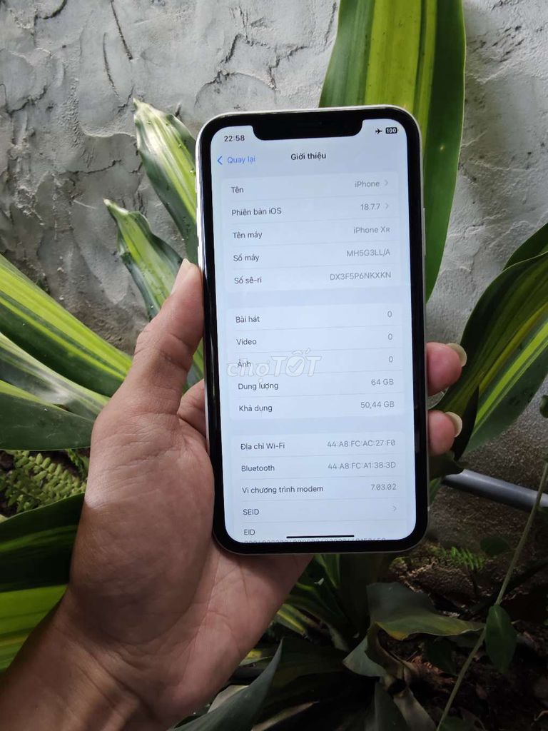 iPhone XR 64GB Trắng Zin 90% có gl. Mua bán Điện thoại tại Quận Ninh Kiều Cần Thơ được đăng bởi sang hình 1