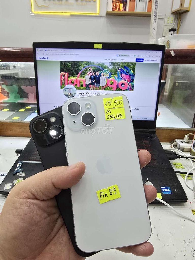 Ổ Sim - iPhone 15 Thường 128GB - 256GB. Mua bán Điện thoại tại Thành phố Long Xuyên An Giang được đăng bởi Facebook Cầm Đồ Thúy Vân hình 1