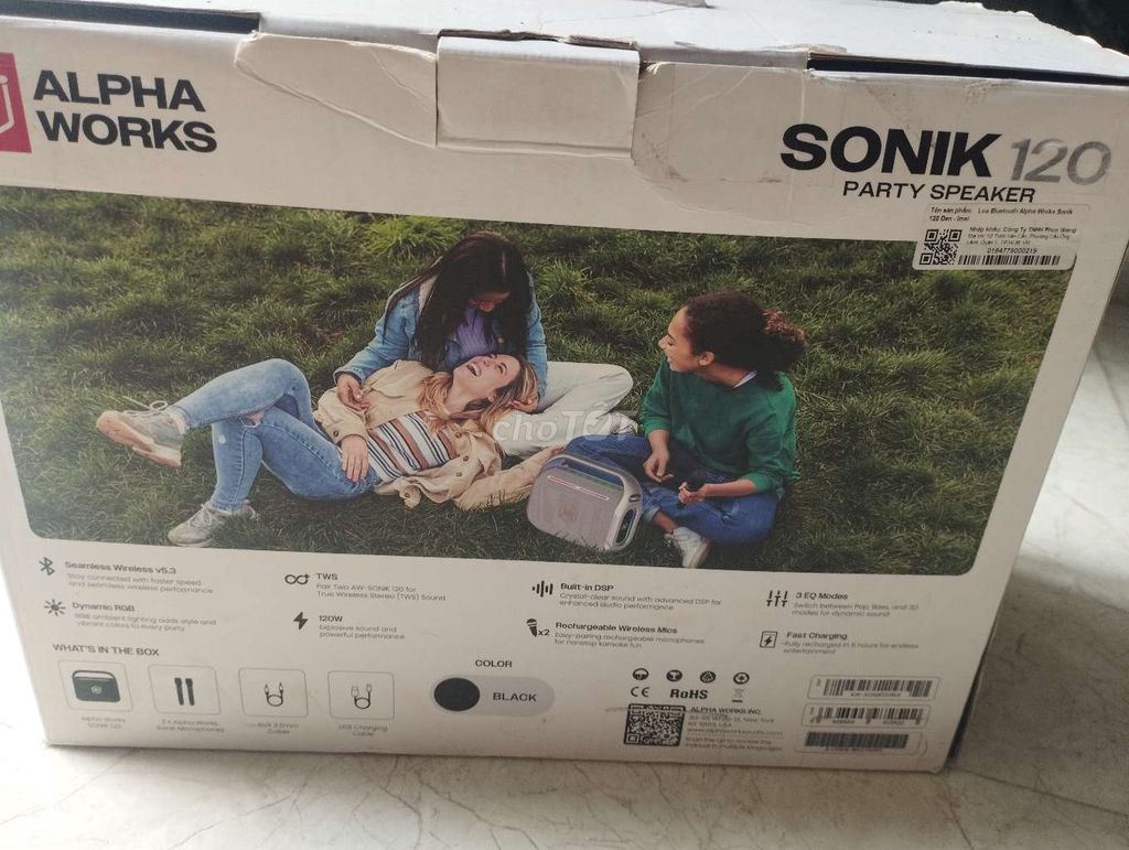 Loa karaoke Alpha Works Sonik 120 Đen 98%. Mua bán Tivi, Âm thanh tại Thành phố Dĩ An Bình Dương được đăng bởi Phạm Thanh Hải hình 1