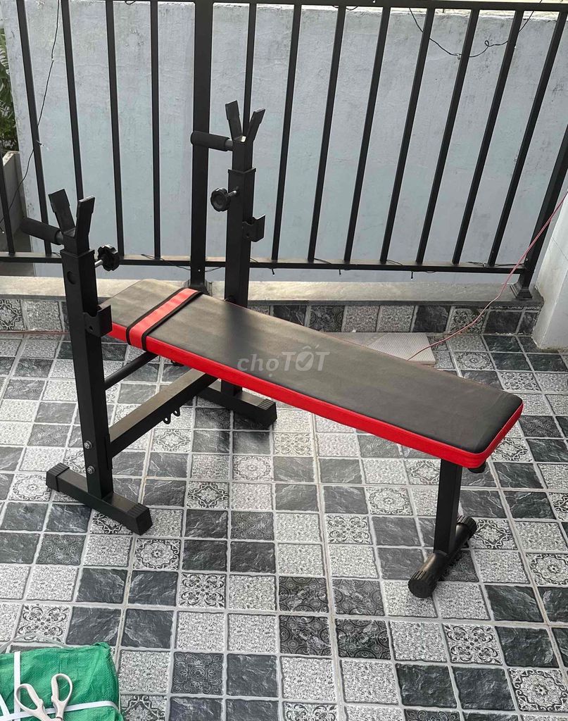 Ghế tập tạ Đen, Đỏ Mới