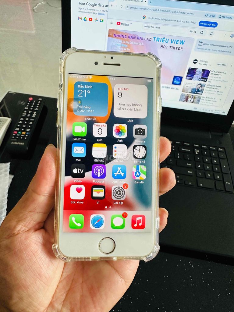 Apple iPhone 7 128GB Trắng. Mua bán Điện thoại tại Thành phố Nha Trang Khánh Hòa được đăng bởi Quý Pipoy hình 1