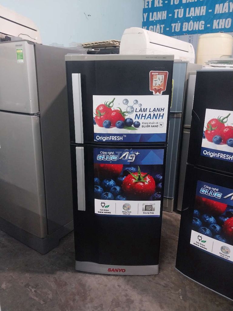 Tủ lạnh Sanyo nhỏ gọn sinh viên. Mua bán Tủ lạnh tại Huyện An Dương Hải Phòng được đăng bởi ĐIỆN MÁY MINH THÁI PHÁT  hình 1