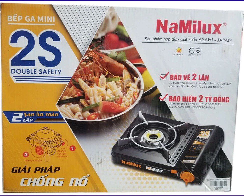 THANH LÝ BẾP GAS MINI NAMILUX 2S. Mua bán Bếp, lò, đồ điện nhà bếp tại Quận 3 Tp Hồ Chí Minh được đăng bởi Chauvy House hình 1