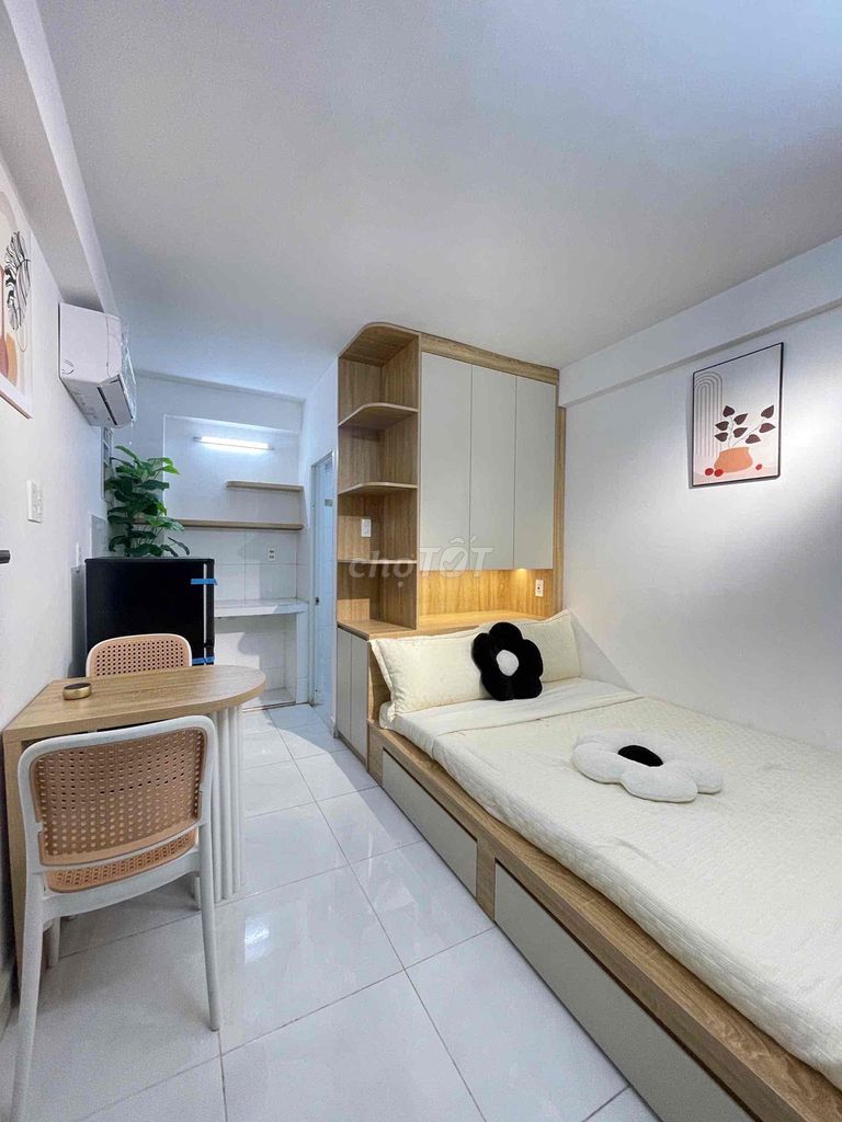 căn hộ 1 phòng ngủ full ngay sân bay, tân bình