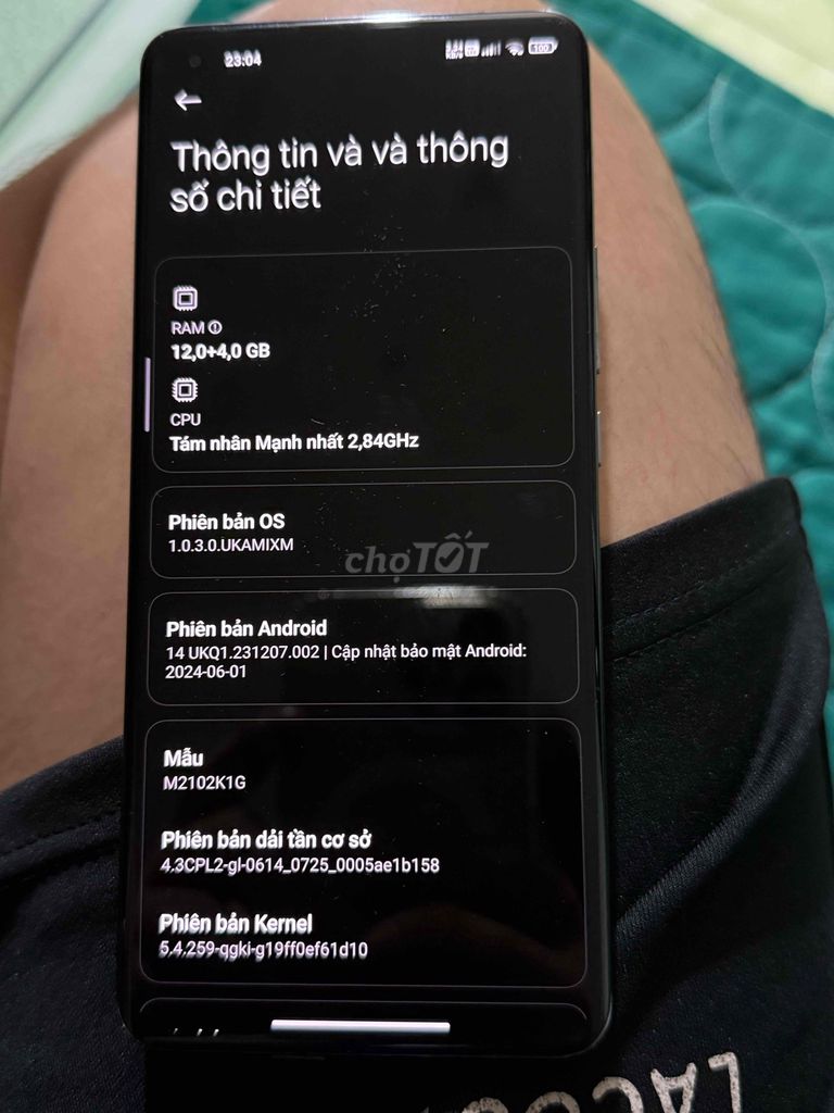 Xiaomi Mi 11 Ultra 256GB Đen có giao luu nhe. Mua bán Điện thoại tại Quận Cái Răng Cần Thơ được đăng bởi Thanh Nguyen hình 1