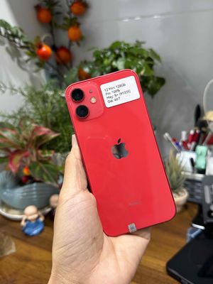 iPhone 12 Mini 128GB Quốc tế Đỏ P100 Zin Đẹp 98,5