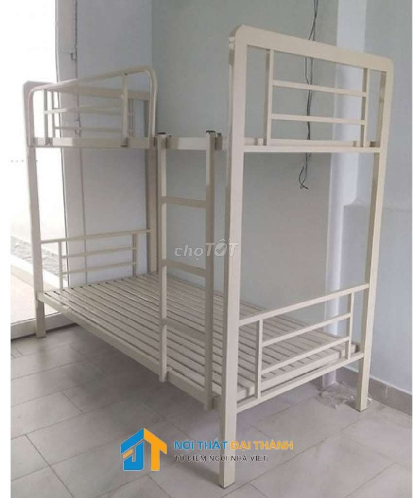 Giường sắt 2 tầng 1M2X2M hộp 30CM X 60CM giá rẻHCM. Mua bán Giường, chăn ga gối nệm tại Quận Tân Phú Tp Hồ Chí Minh được đăng bởi NỘI THẤT ĐẠI THÀNH hình 1