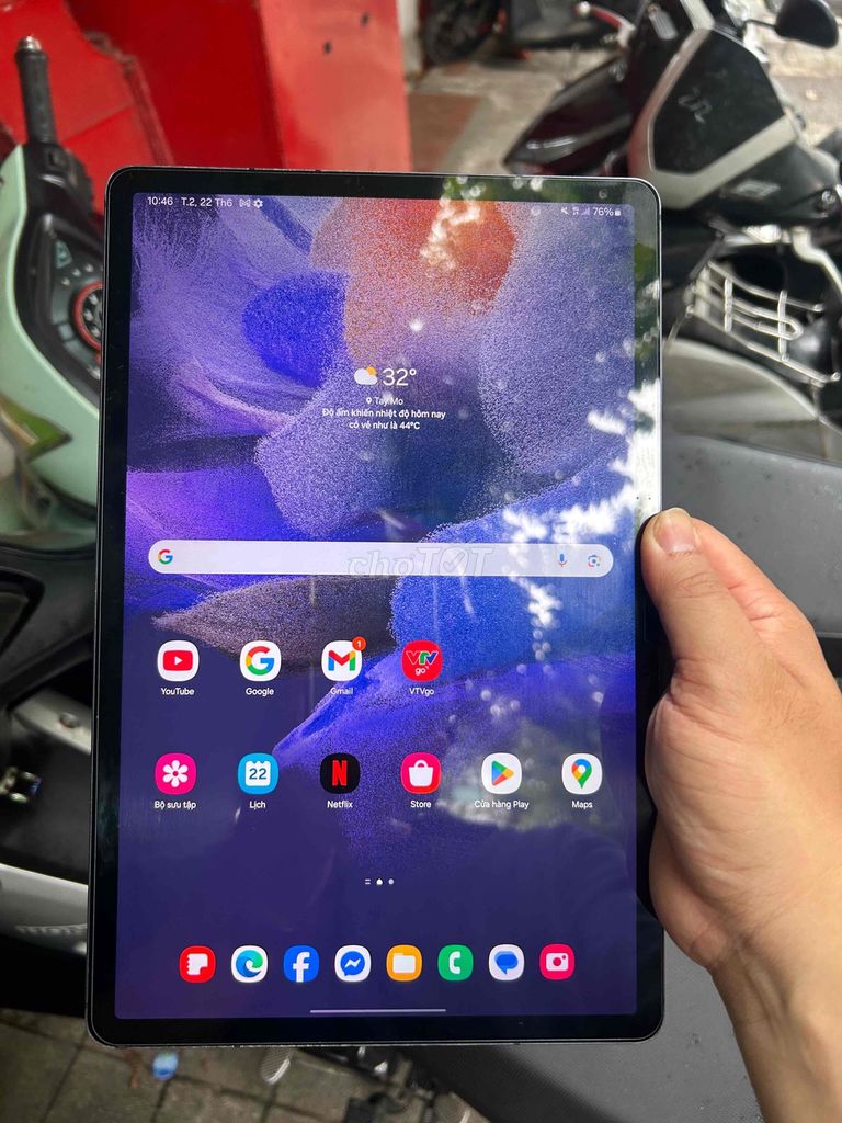 Pass Samsung Galaxy Tab S7 FE Đen. Mua bán Máy tính bảng tại Quận Cầu Giấy Hà Nội được đăng bởi Hải Huân hình 1