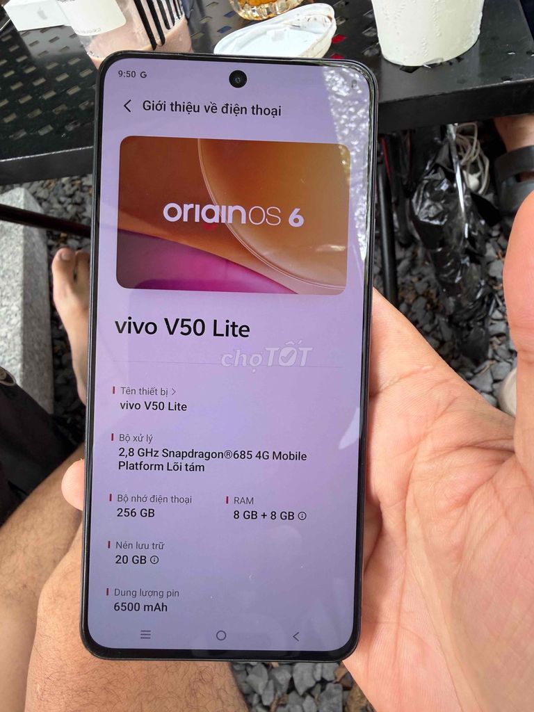 Vivo V50 Lite Vàng 8GB/256GB Snapdragon 685. Mua bán Điện thoại tại Quận Phú Nhuận Tp Hồ Chí Minh được đăng bởi Thanh nam hình 1