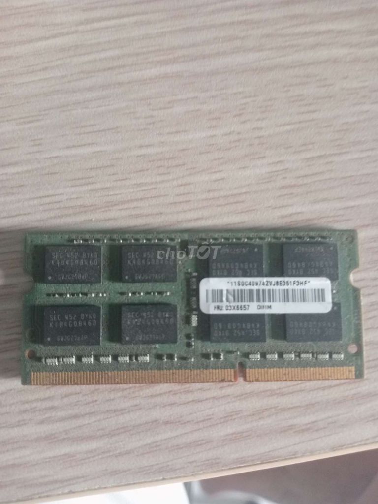 RAM laptop DDR3 4GB. Mua bán Linh kiện (RAM, Card...) tại Huyện Nhà Bè Tp Hồ Chí Minh được đăng bởi Thông hình 1