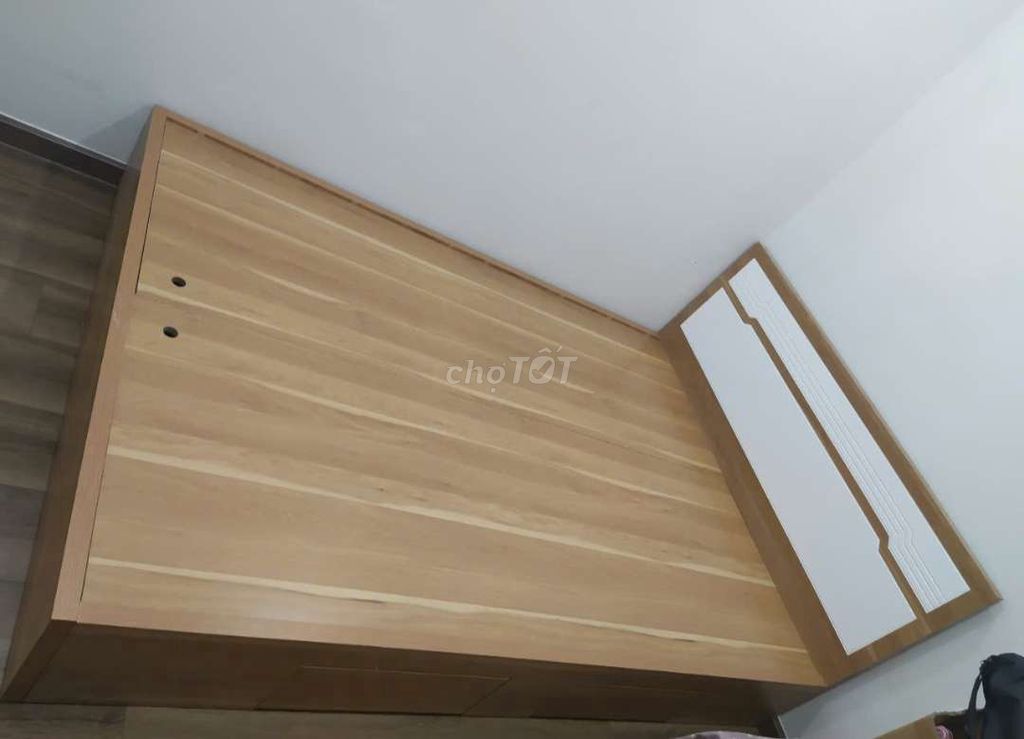 GIƯỜNG 1M6*2M GỖ CÔNG NGHIỆP MDF CÓ HỘP KÉO