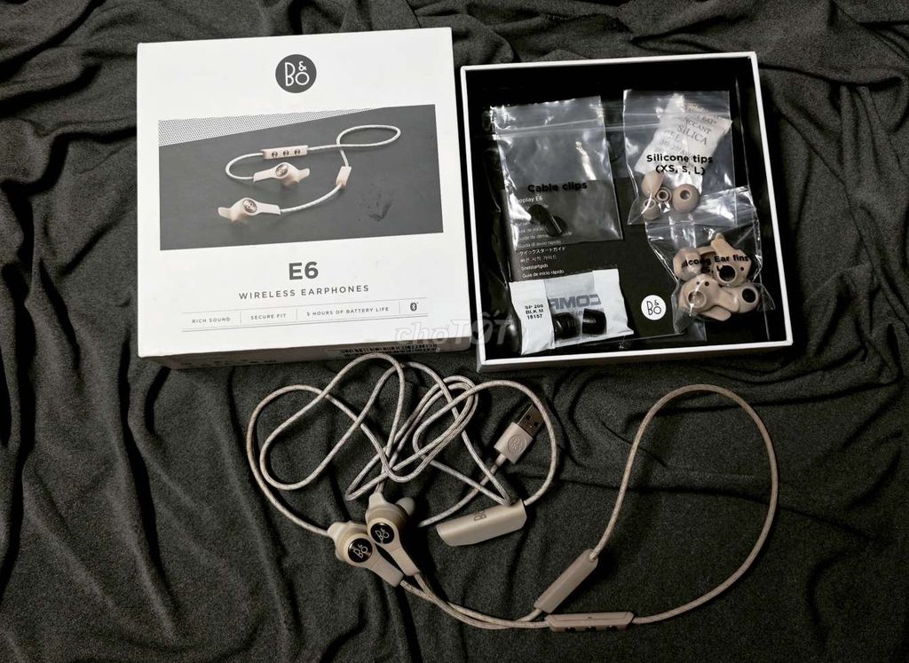 Tai Bluetooth B&O Beoplay E6 mới 9tr Fullbox. Mua bán Tivi, Âm thanh tại Quận 6 Tp Hồ Chí Minh được đăng bởi CQH hình 1