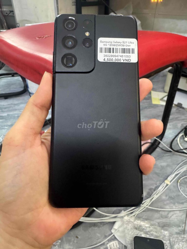 Samsung Galaxy S21 Ultra 5G Đen màn thay. Mua bán Điện thoại tại Quận 4 Tp Hồ Chí Minh được đăng bởi Phan Pha hình 1