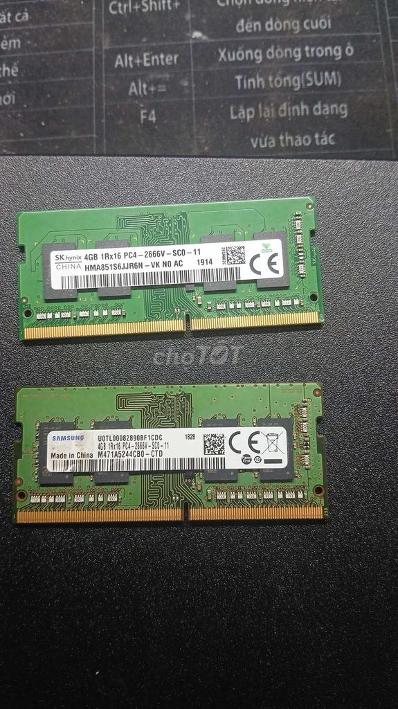 RAM Laptop SK Hynix/Samsung 4GB 2666V Mới. Mua bán Linh kiện (RAM, Card...) tại Thành phố Tân An Long An được đăng bởi VŨ TRỌNG HIẾU hình 1