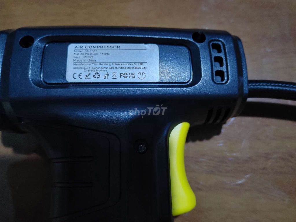 Bơm hơi xe máy SUI TU cầm tay gọn khỏe nguyên hộp. Mua bán Phụ tùng xe tại Quận Hoàn Kiếm Hà Nội được đăng bởi Hữu Thọ hình 3