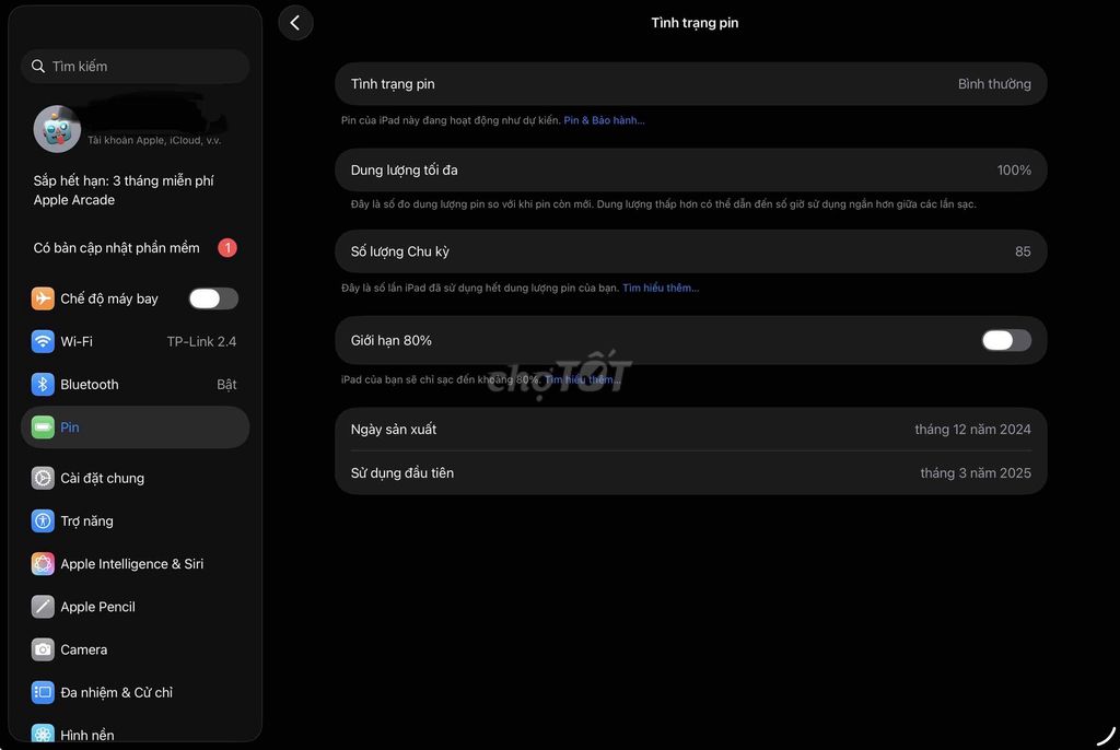 Apple iPad Pro M4 Xám. Mua bán Máy tính bảng tại Thị xã Thái Hòa Nghệ An được đăng bởi Dũng hình 1