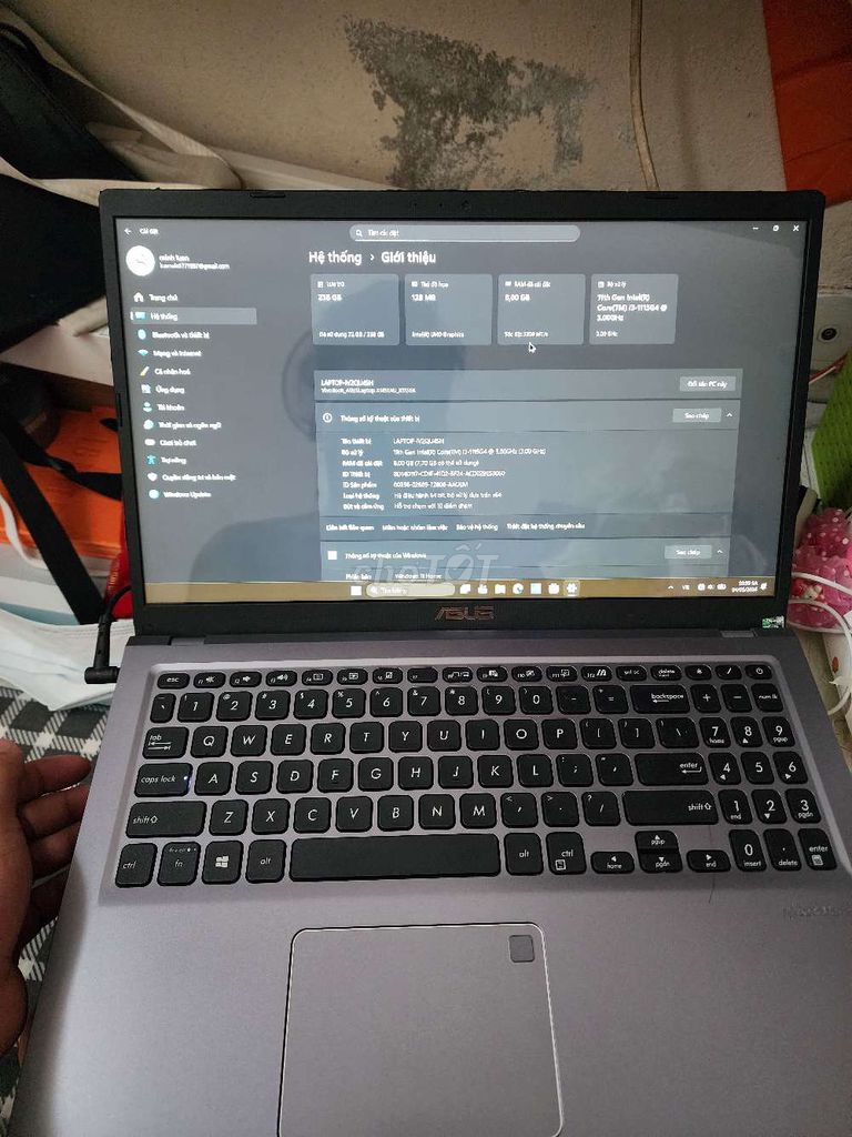 Asus X515EA i3 Gen 11 8GB/238GB. Mua bán Laptop tại Quận Cẩm Lệ Đà Nẵng được đăng bởi Lw hình 1
