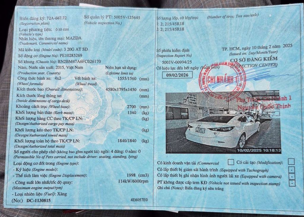 2015 2.0 AT Sedan - 90000 km. Mua bán Ô tô tại Thành phố Vũng Tàu Bà Rịa - Vũng Tàu được đăng bởi Đưc Tiến hình 11